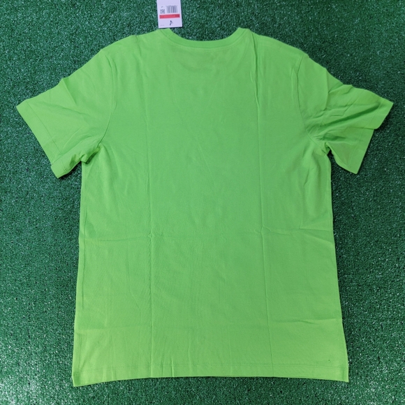 Nike Men's Just Do It T Shirt Size Large Lime Green Blue Yellow Orange New w/Tag - Picture 8 of 8